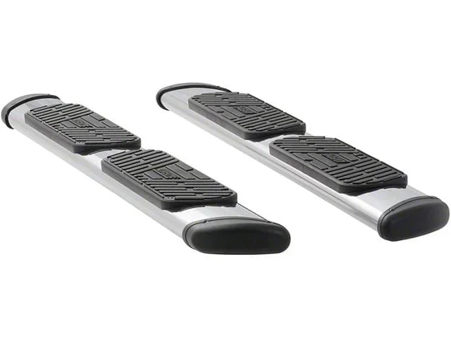 Regal 7-Inch Oval Side Step Bars; Body Mount; Polished Stainless (07-13 Silverado 2500 HD Extended Cab)Find parts that fit my vehicle