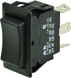 ROCKER SW DPDT (ON)-OFF-(ON)