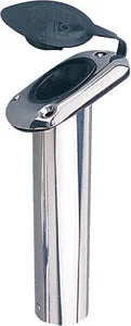 ROD HOLDER FLUSH MNT W/CAP SS