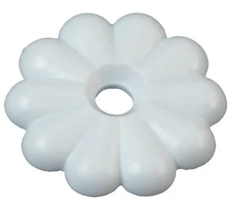 ROSETTE WASHER #6 WHITE 14PK
