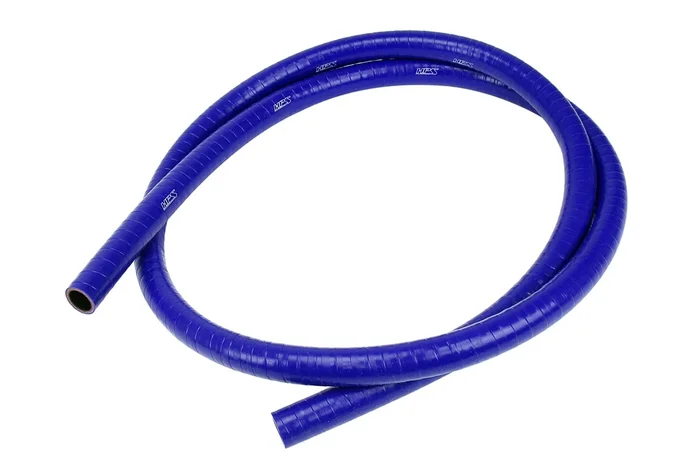 Silicone Oil Resistant Hose,High Temp 1-ply Reinforced,7/8″ ID,4 Feet Long,Blue