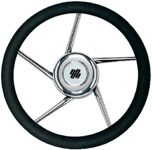 STEERING WHL-BLK GRIP SS 5-SPK