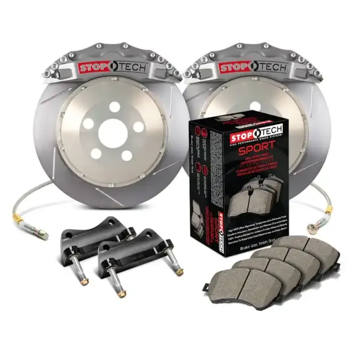 StopTech 83.114.6700.R1 Trophy Sport Big Brake Kit – Front – 355x32mm Slotted – STR-60 Anodized
