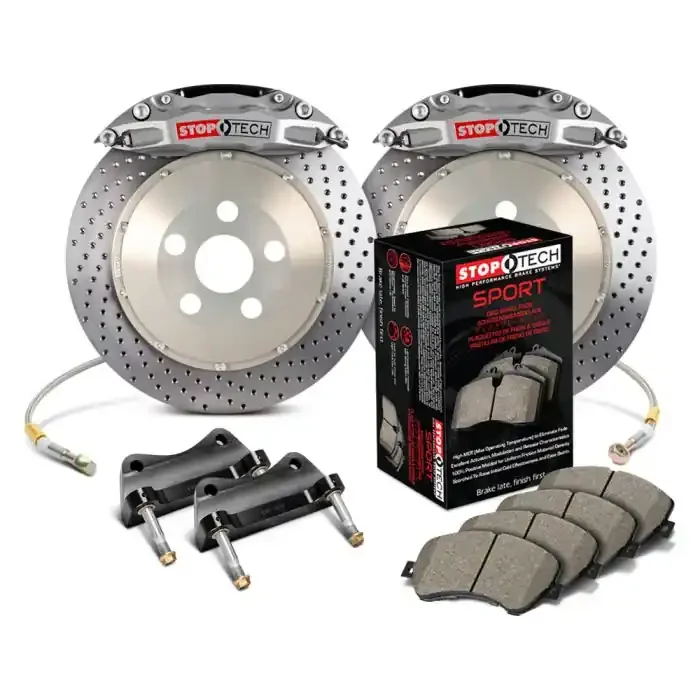StopTech 83.131.4600.R2 Trophy Sport Big Brake Kit – Front – 332x32mm Drilled – STR-40 Anodized
