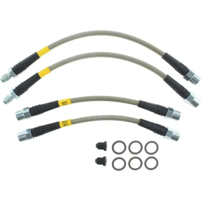 StopTech 950.34525 – Stainless Steel Brake Lines; Rear