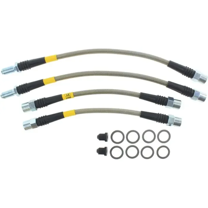 StopTech 950.34527 – Stainless Steel Brake Lines; Rear