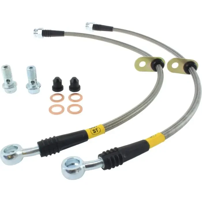 StopTech 950.40005 – Stainless Steel Brake Lines; Front
