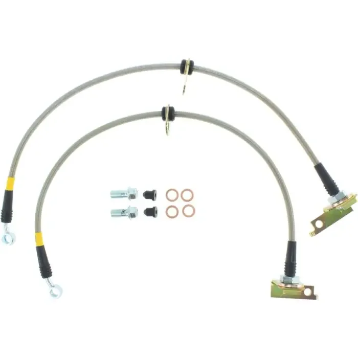 StopTech 950.40018 – Stainless Steel Brake Lines; Front