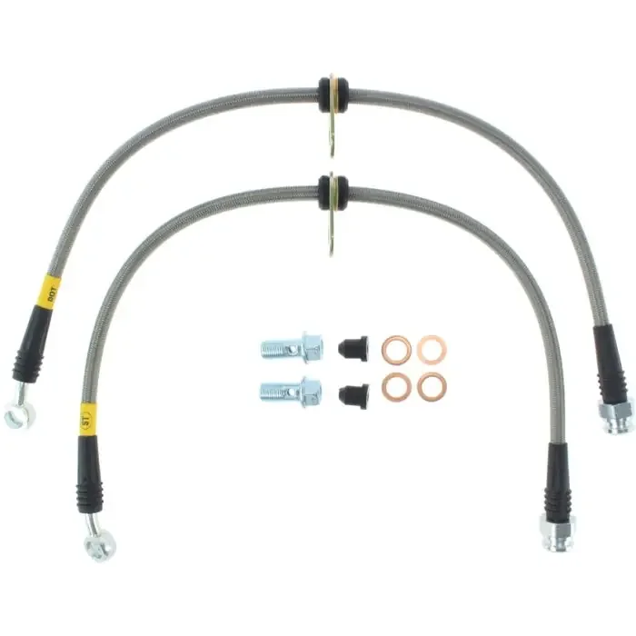 StopTech 950.40502 – Stainless Steel Brake Lines; Rear