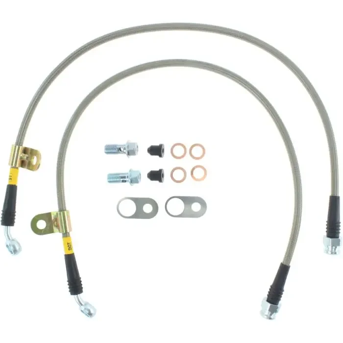 StopTech 950.45007 – Stainless Steel Brake Lines; Front