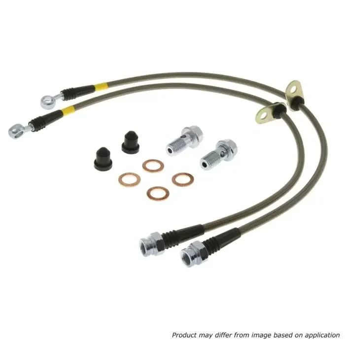 StopTech 950.47508 – Stainless Steel Brake Lines; Rear