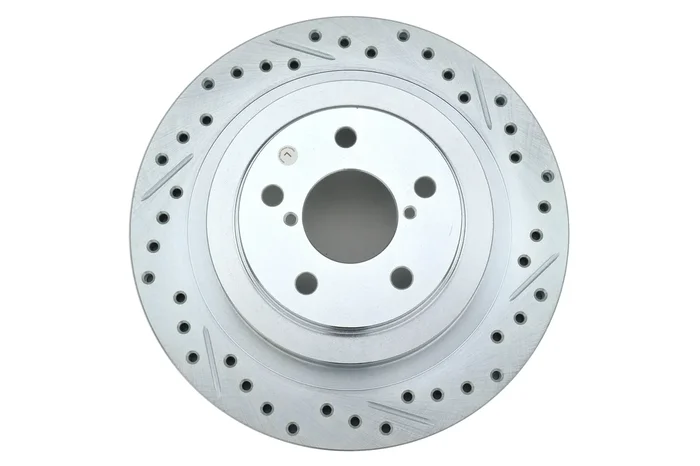 Stoptech C-Tek Sport Drilled and Slotted Rotor Single Rear Left – Subaru Models (inc. 2006-2007 WRX / 2005-2009 Legacy GT)