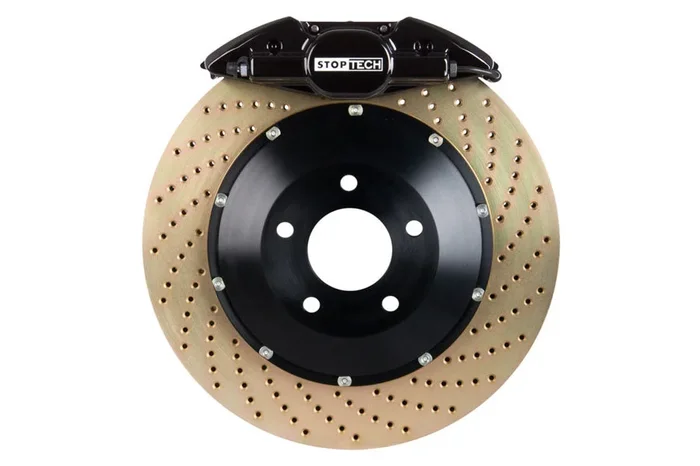 Stoptech ST-22 Big Brake Kit Rear 328mm Black Zinc Drilled Rotor – 1998-2001 Subaru Impreza 2.5RS