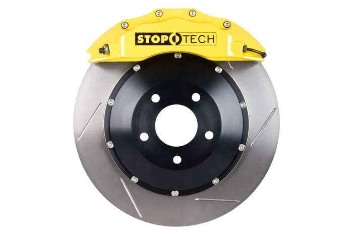 Stoptech ST-60 Big Brake Kit Front 355mm Yellow Slotted Rotors – 2008-2015 Mitsubishi Evo X
