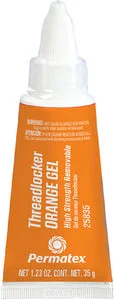 THREADLOCK GEL ORNG 35G TUBE