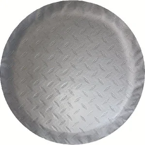 TIRE COVER L 25.5″ DIA SILVER