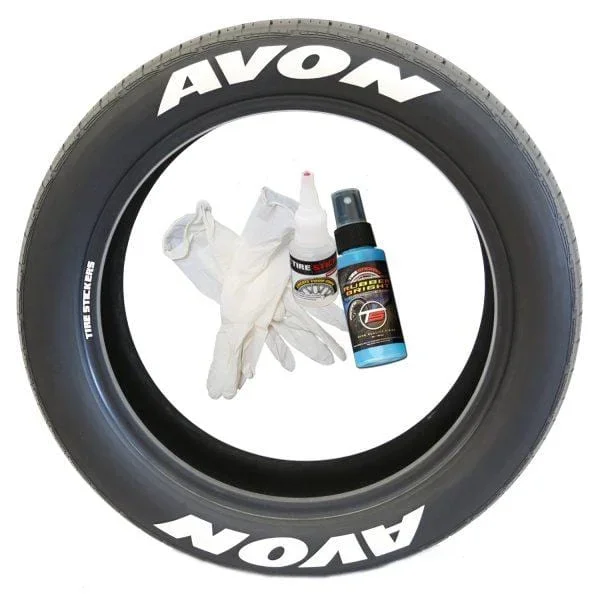 Tire Stickers – AVON – Temporary