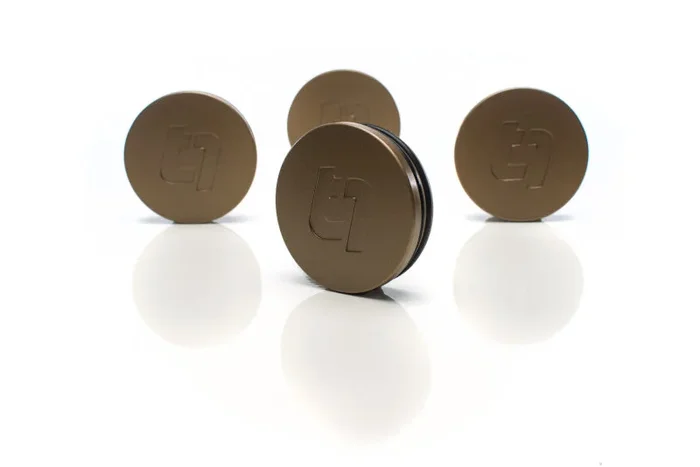 Titan 7 Center Cap / Flat 58mm Bore (4 Pack) – Techna Bronze