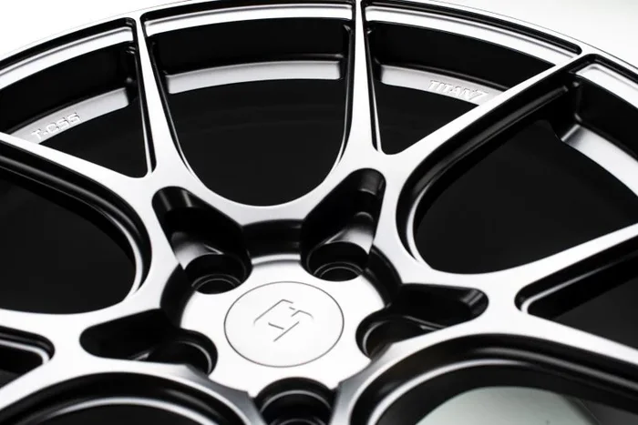 Titan 7 T-CS5 18×9.5 5×114.3 +40 Offset / 73 CB Machine Black Wheel (Hub Ring Req.)