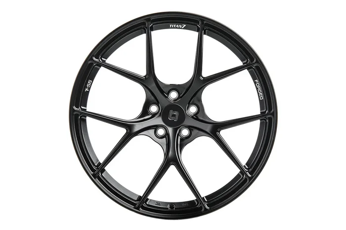 Titan 7 T-S5 Machine Black 19×10.5 +24 5×120 (Single Wheel) – 2017-2024 Honda Civic Type R