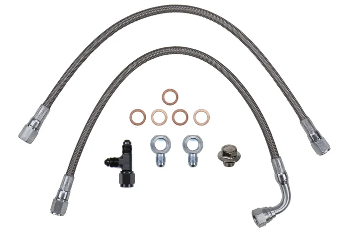 Torque Solution Garrett GT Turbo Oil Feed Line Kit – 2006-2014 Subaru WRX / 2004-2021 STI / 2004-2013 Forester / 2005-2009 Legacy / Outback / 2006 Saab 9-2X