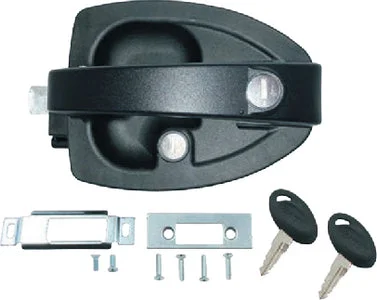 TRAVEL TRAILER SQZ LATCH BLACK