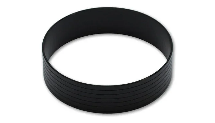 Vanjen Aluminum Union Sleeve for 3.5in OD Tubing – Hard Anodized Black