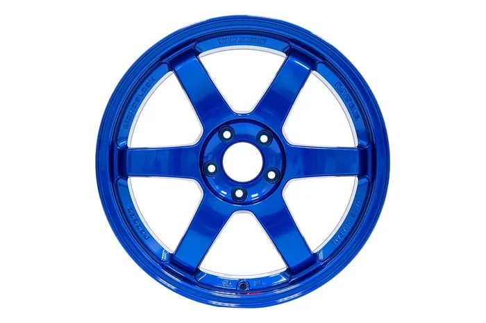 Volk Racing TE37 SL Hyper Blue 18×9.5 +40 5×114.3 (Single Wheel) – 2015-2023 Subaru WRX / 2015-2021 STI / 2019-2023 Forester