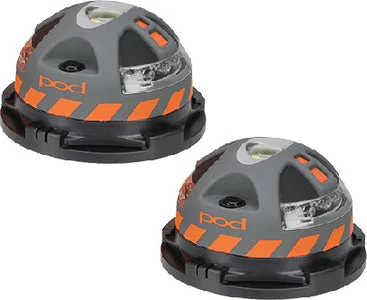 WARNING LIGHT POD HZD 2/PK