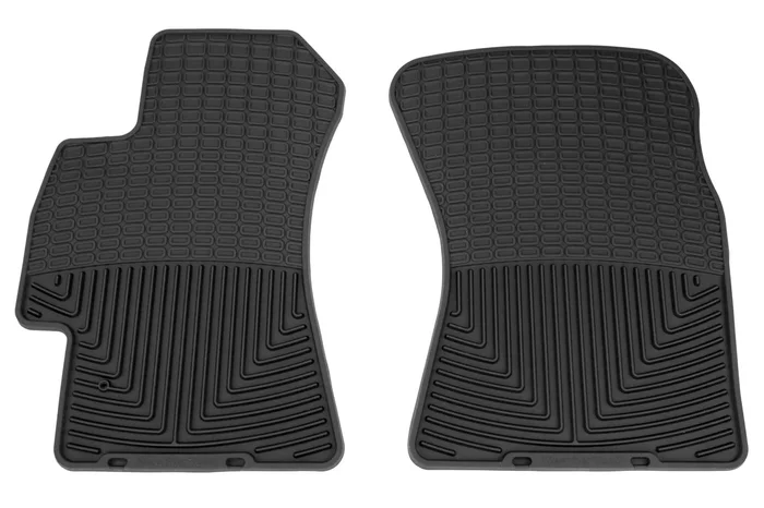 Weathertech Front Rubber Floor Mats Black – Subaru Models (inc. 2002-2014 WRX/STI / 2005-2009 Legacy GT)