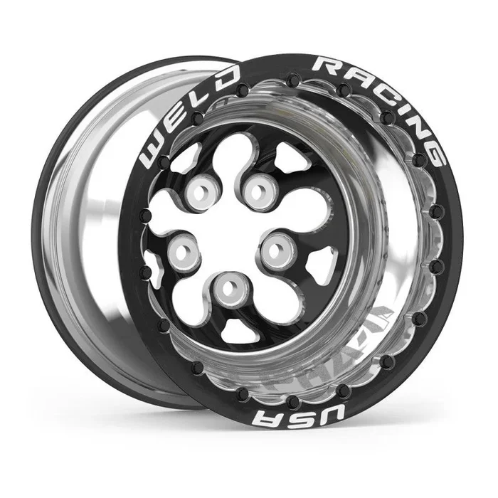 Weld Alpha-1 15×10 / 5×4.5 BP / 5in. BS Black Wheel – Double Beadlock MT