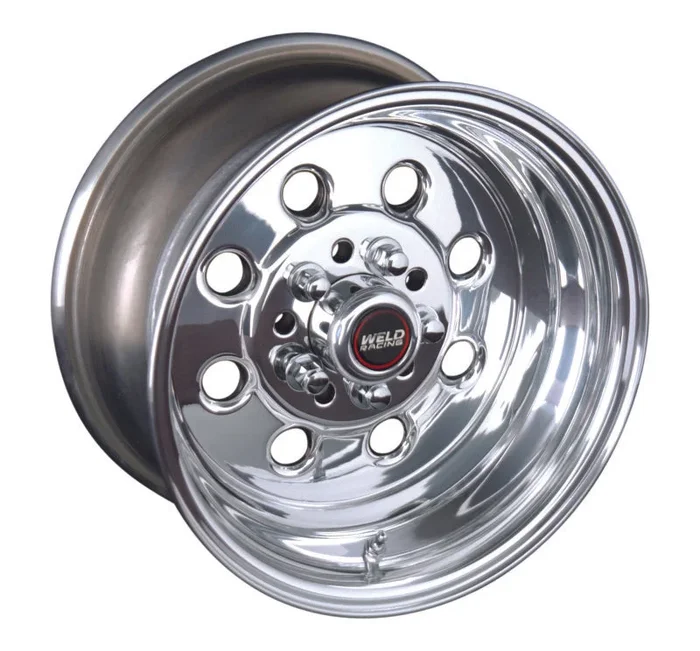 Weld Draglite 15×10 / 5×4.5 & 5×4.75 BP / 4.5in. BS Polished Wheel – Non-Beadlock