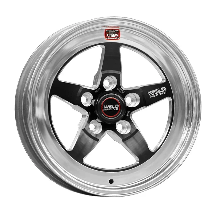 Weld S71 15×10.33 / 5×5 BP / 6.5in. BS Black Wheel (Low Pad) – Non-Beadlock