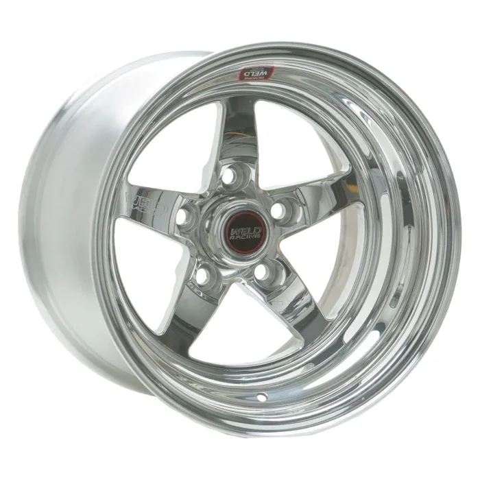 Weld S71 15×16.33 / 5×4.5 BP / 6.5in. BS Polished Wheel (Medium Pad) – Non-Beadlock