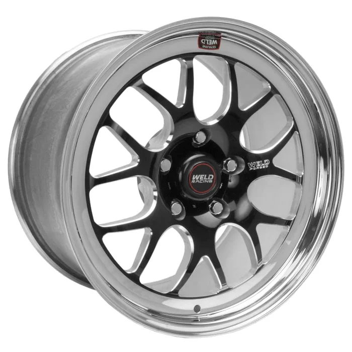 Weld S77 17×11.5 / 5x120mm BP / 7.7in. BS Black Wheel (High Pad) – Non-Beadlock