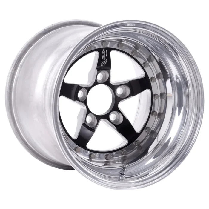 Weld Weldstar 15×5 / 5×4.75 BP / 2.5in. BS Black Wheel – Non-Beadlock