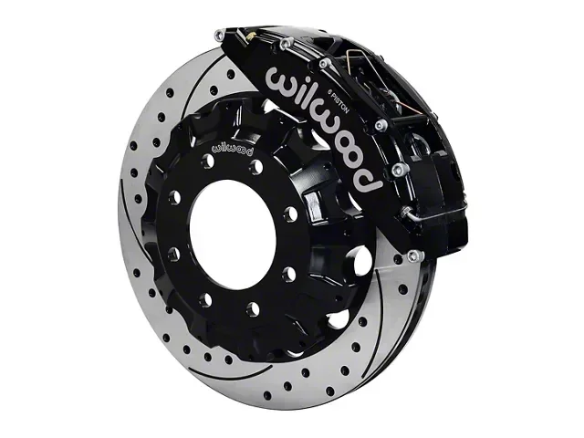 Wilwood TC6R Front Big Brake Kit with 16-Inch Drilled and Slotted Rotors; Black Calipers (07-10 Silverado 2500 HD)Find parts that fit my vehicle