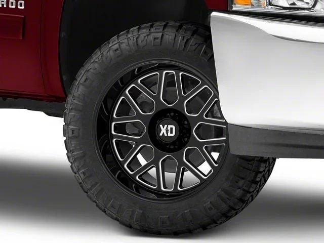 XD Grenade 2 Gloss Black Milled 6-Lug Wheel; 20×9; 0mm Offset (07-13 Silverado 1500)Find parts that fit my vehicle