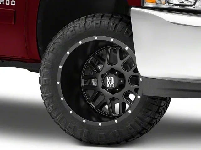 XD Grenade Satin Black 6-Lug Wheel; 20×12; -44mm Offset (07-13 Silverado 1500)Find parts that fit my vehicle