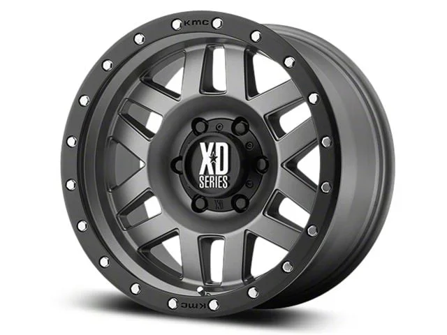 XD Machete Matte Gray with Black Ring 6-Lug Wheel; 20×9; 0mm Offset (07-13 Sierra 1500)Find parts that fit my vehicle